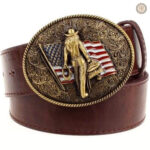 Ceinture Cowboy Femme en cuir pour un style western élégant