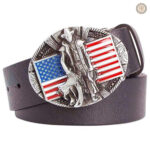 Ceinture cowboy homme en cuir authentique
