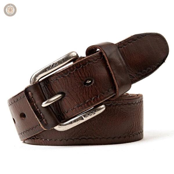 Ceinture cuir homme style western
