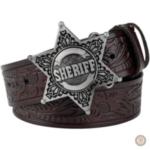 Ceinture western avec motif étoile