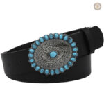 Accessoire western femme en turquoise