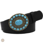 Mode western : ceinture turquoise pour femme