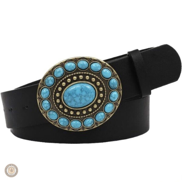 Mode western : ceinture turquoise pour femme