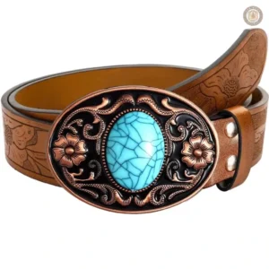 Ceinture western marron pour femme
