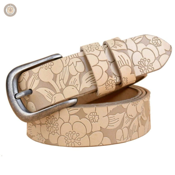Ceinture western femme élégante en cuir