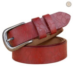 Ceinture en cuir ornée de détails western