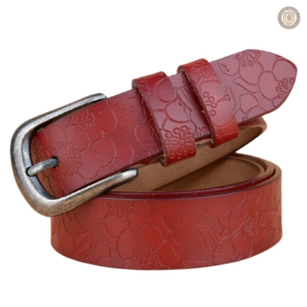 Ceinture en cuir ornée de détails western