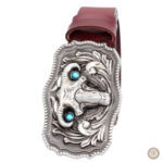 Ceinture large pour homme, finition artisanale