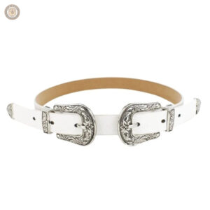 Ceinture cowboy double boucle en style authentique