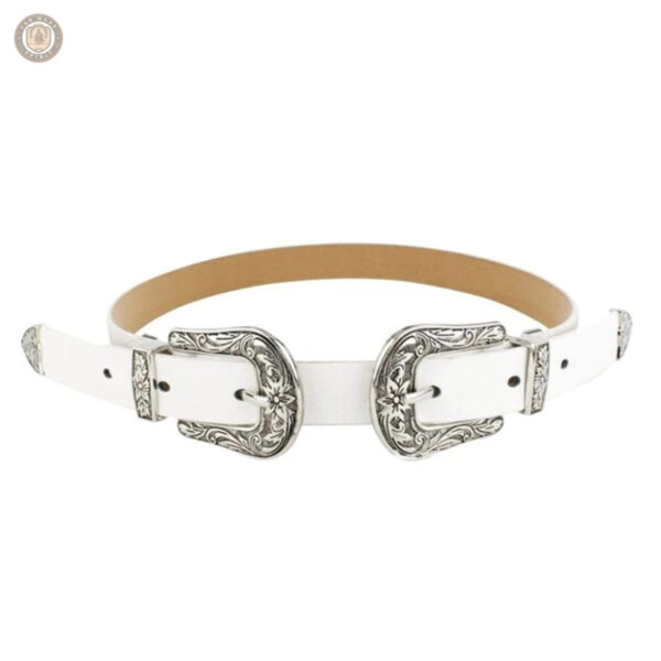 Ceinture cowboy double boucle en style authentique