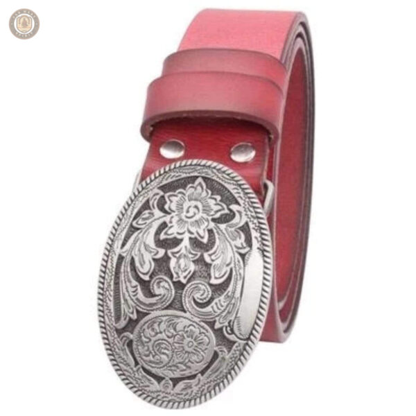 Accessoire féminin en cuir, style western
