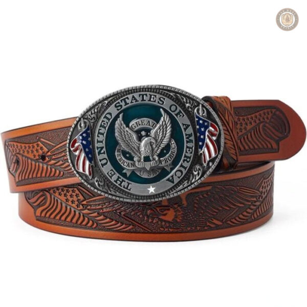 Accessoire homme en cuir style western