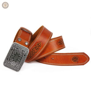 Accessoire western en cuir avec renfort épais pour femme