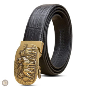 Ceinture cuir western homme élégante et robuste
