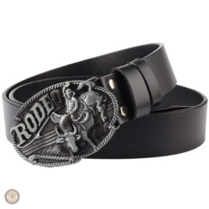 Ceinture en cuir pour équitation style western