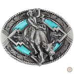 Boucle de ceinture western Rodeo en style traditionnel
