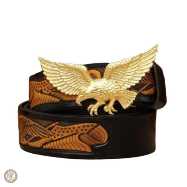Ceinture façon cowboy en cuir