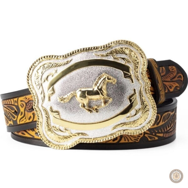 Ceinture femme avec boucle western élégante et stylée