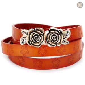 Accessoire cowboy pour femme, style à double boucle