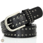 Ceinture verte style western pour femme