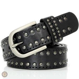 Ceinture verte style western pour femme