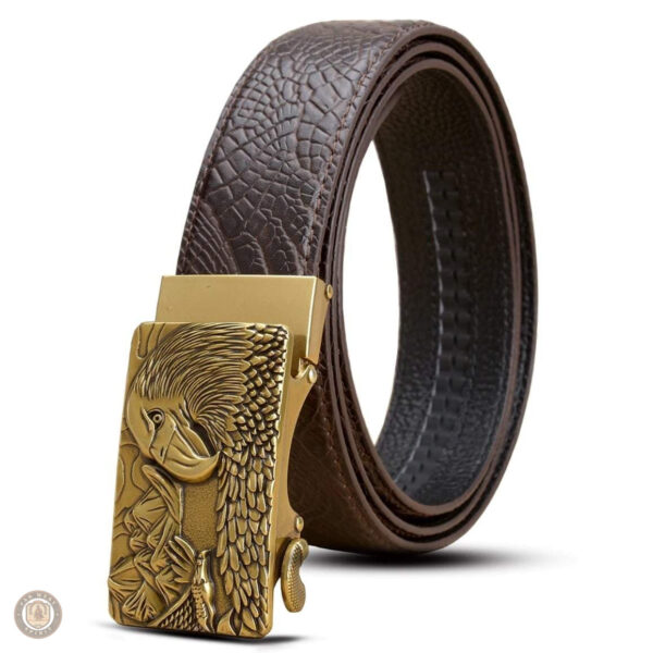 Ceinture homme western boucle en cuir