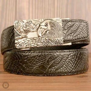 Ceinture en cuir pour homme, design western