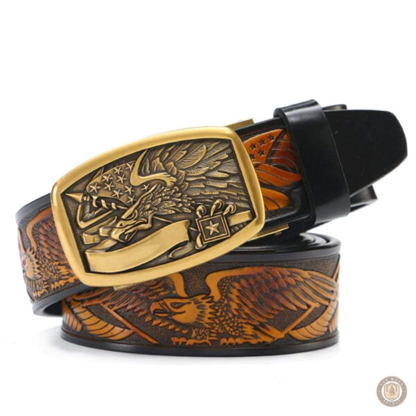 Ceinture Homme Cowboy Gravée