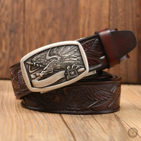 Ceinture homme ornée de motifs western