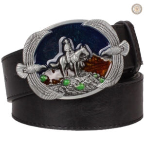 Accessoire de mode masculin en cuir marron