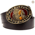 Accessoire de mode cowboy avec design indien