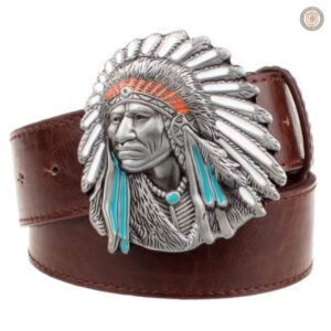 Ceinture Cowboy Inspiration en cuir authentique