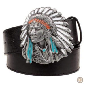 Accessoire de mode cowboy, ceinture avec boucle décorative