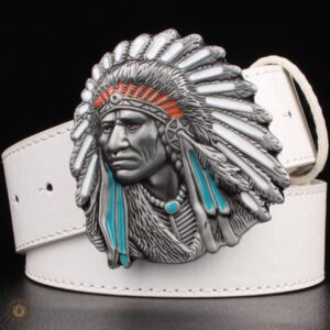 Ceinture en cuir pour un look western tendance
