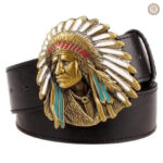 Ceinture style cowboy avec design unique et original