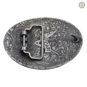 Accessoire western avec motif de chef indien pour ceinture