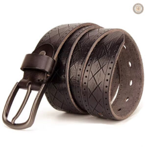Ceinture cowboy en cuir large pour un style authentique