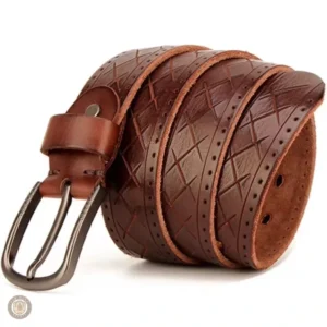 Ceinture en cuir pour look western, idéale pour un usage quotidien