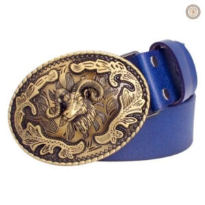 Ceinture western en cuir avec design unique