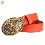 Ceinture en cuir à motif western, élégante et pratique