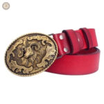 Ceinture femme en cuir, style western intemporel