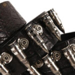 Ceinture de cowboy avec détails de munitions, look classique