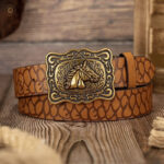 Style Western, ceinture noire pour toutes occasions