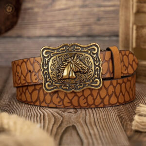Style Western, ceinture noire pour toutes occasions