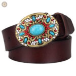 Ceinture cowboy turquoise stylée et tendance