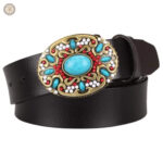 Accessoire cowboy en turquoise pour un look western