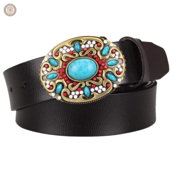 Accessoire cowboy en turquoise pour un look western