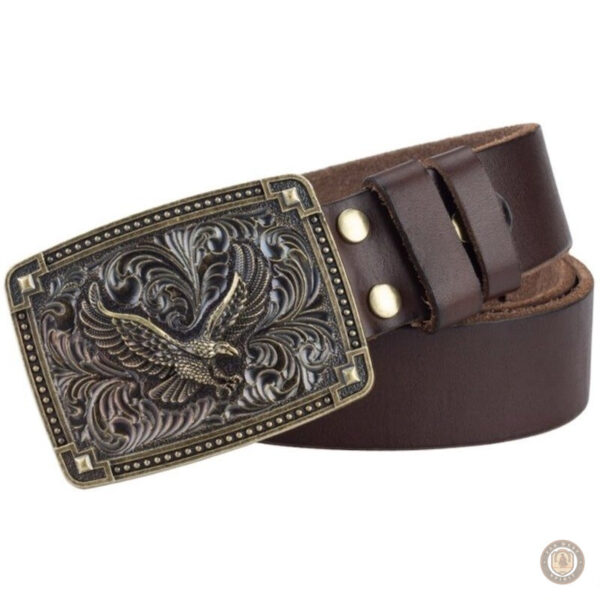 Ceinture à motif western, élégante et authentique