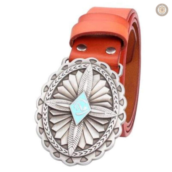 Ceinture en cuir femme style cowgirl