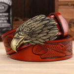 Ceinture en cuir au design cowboy authentique